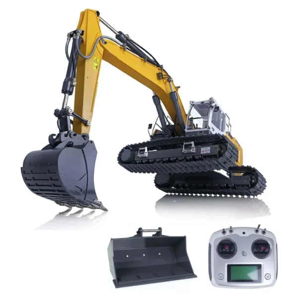 wheelfun 1/18 Kabolite K961 100S PRO RC Excavatrice hydraulique RTR Pelle télécommandée ST8 Radio 2S Batterie Électrique Griffe Marteau Démolisseur Excavatrice de Terre Modèle de Qualité Hobby